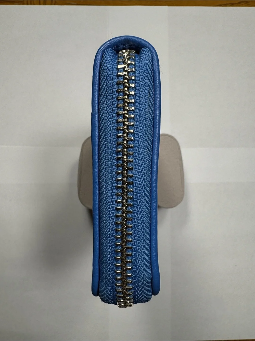 Coach Signature Stripe Accordion Zip Wallet